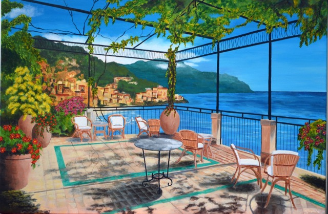 Serenity over Sorrento <br> 24X36
