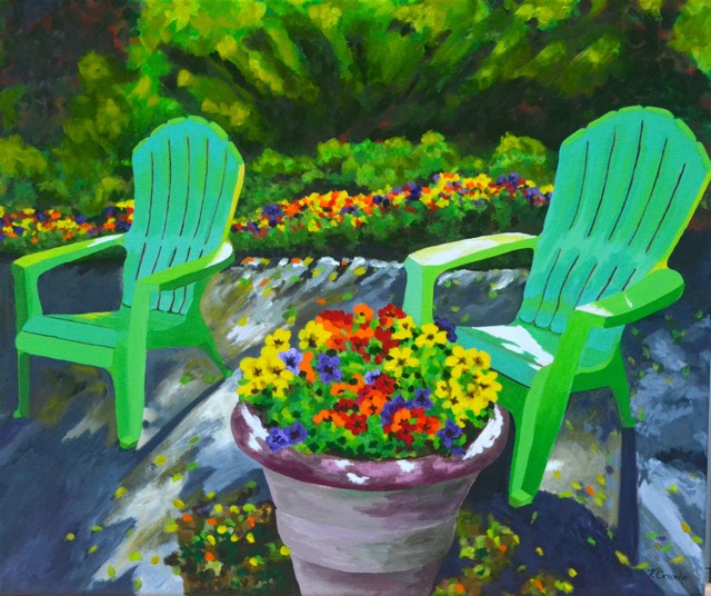 Summer Chairs <br> 20X24
