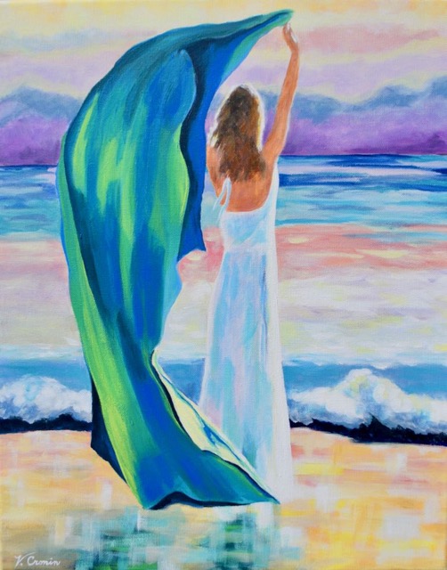 Portrait of a Young Woman <br> 16X20 <br> Sold