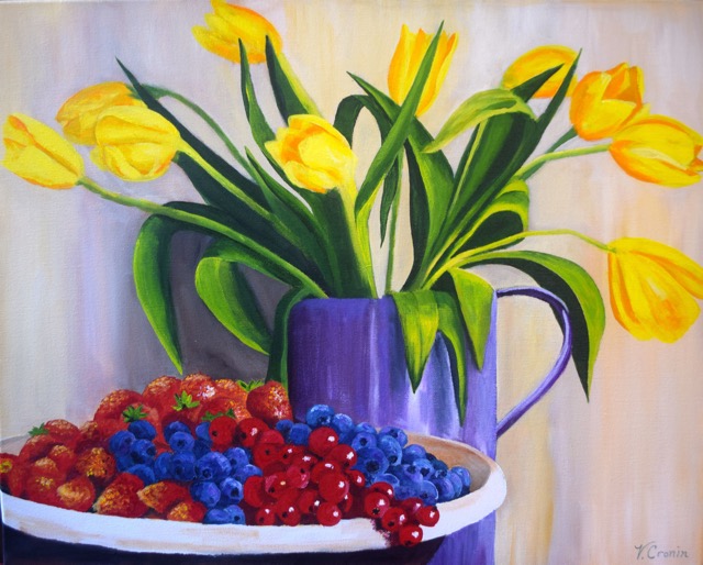 Bountiful Berries <br> 16X20