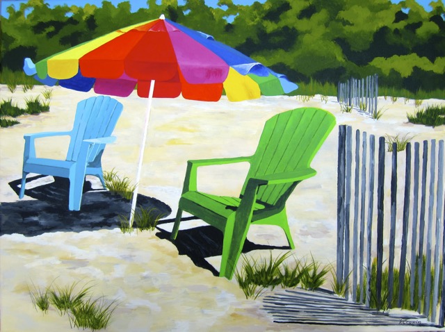 Lazy Beach <br> 18X24
