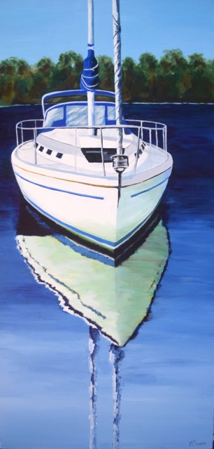 Nautical Reflection <br> 18X36