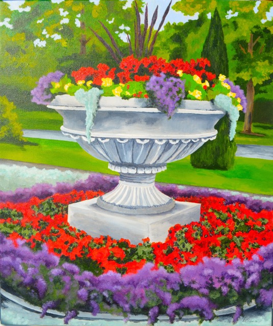 Regents Park Summer Flowers - 20X24