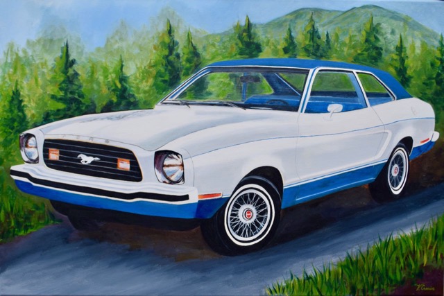 Mustang <br> 24X36 <br> Not for Sale
