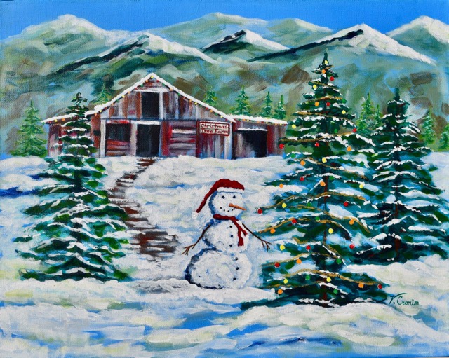 Tree Farm Christmas <br> 16X20 <br> Christmas 2019